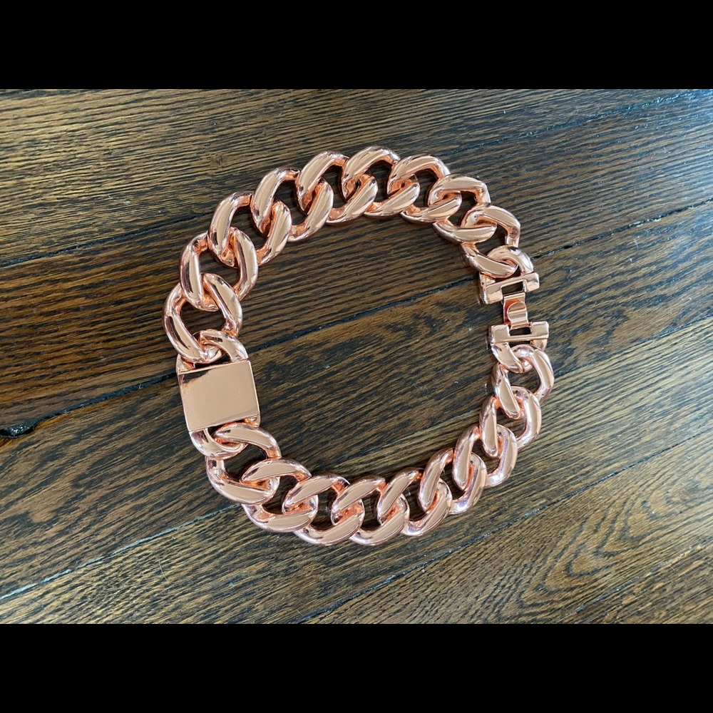 Rose Gold Chunky Chain Necklace
